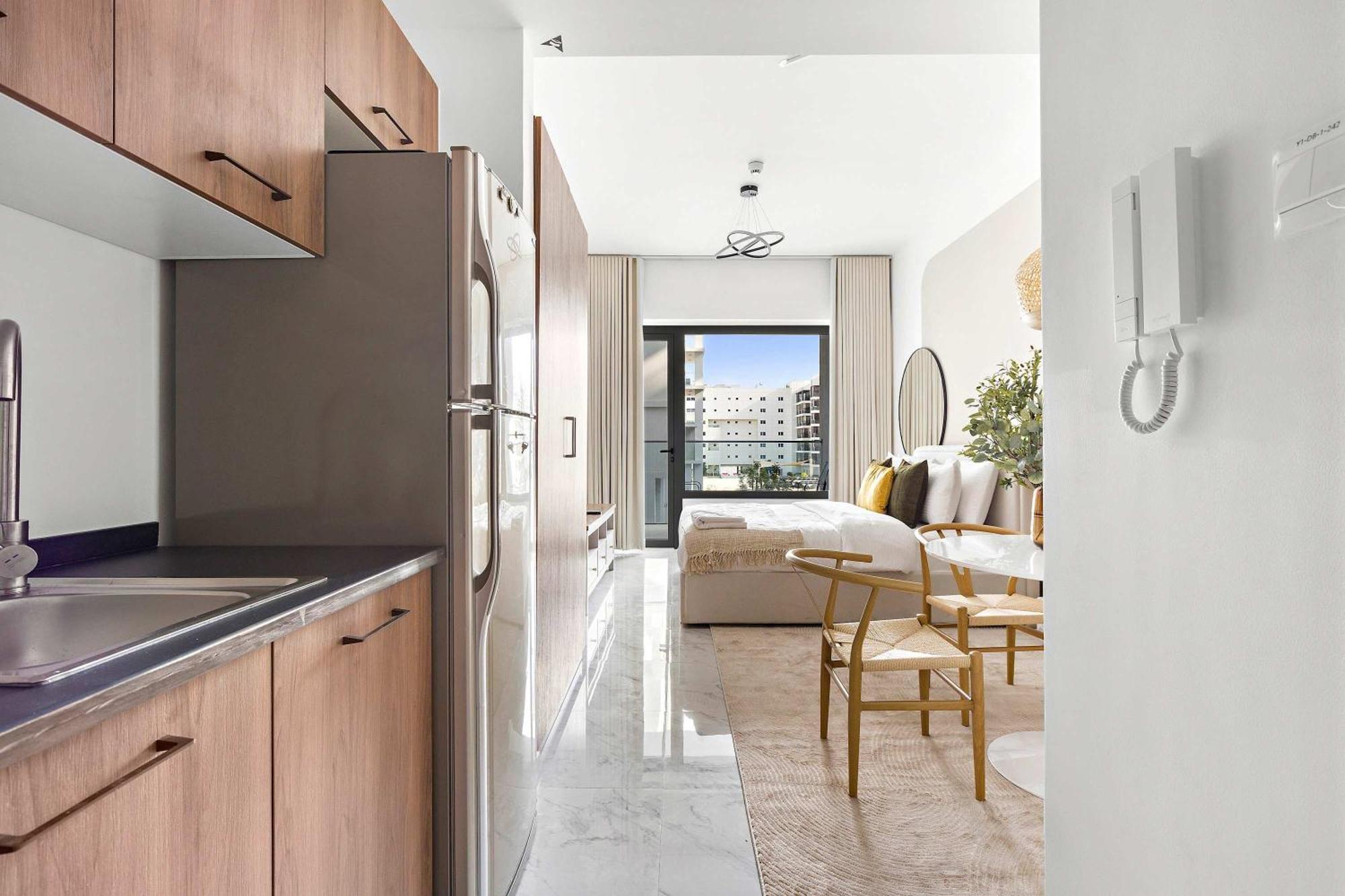 Silkhaus Chic Studio Near Masdar City Park Abu Dhabi Eksteriør billede