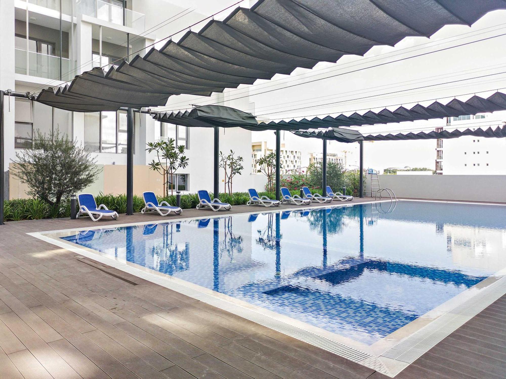 Silkhaus Chic Studio Near Masdar City Park Abu Dhabi Eksteriør billede